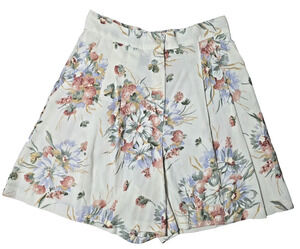 Toni Garment vintage floral high-waisted shorts, size 10, US.